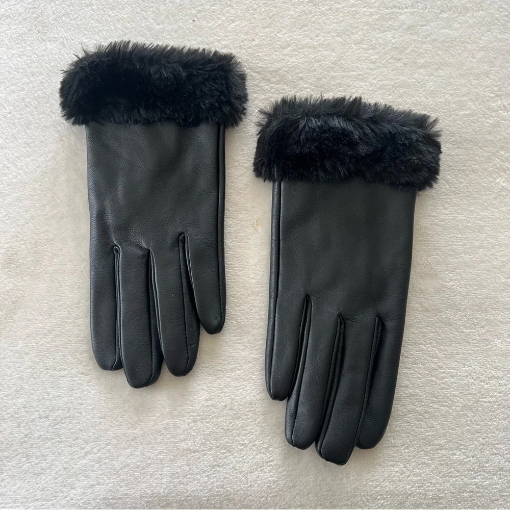 WOMEN’S Winter Faux Fur Leather Gloves